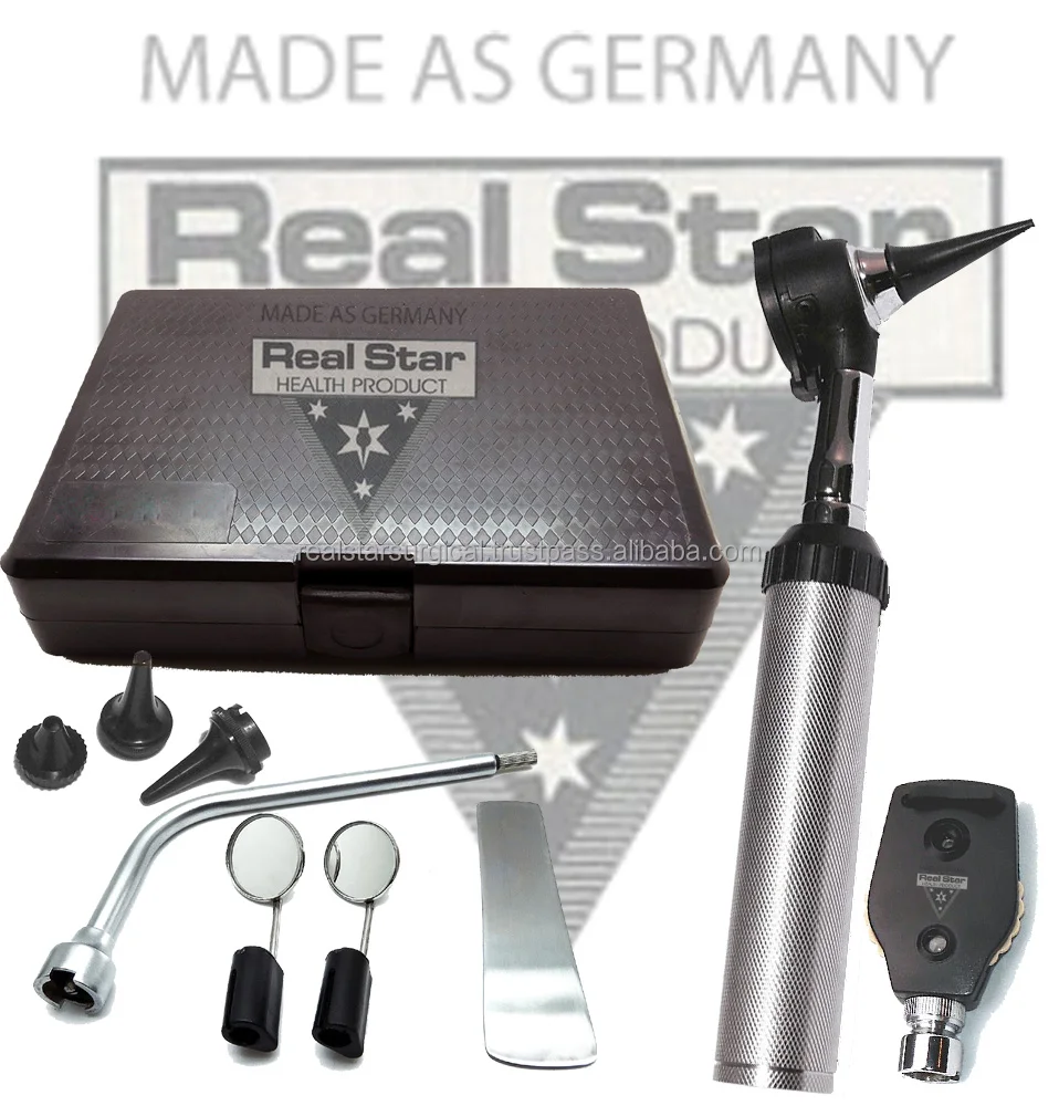Real Star Best Quality Ophthalmoscope Otoscope ENT Diagnostic Set 2017