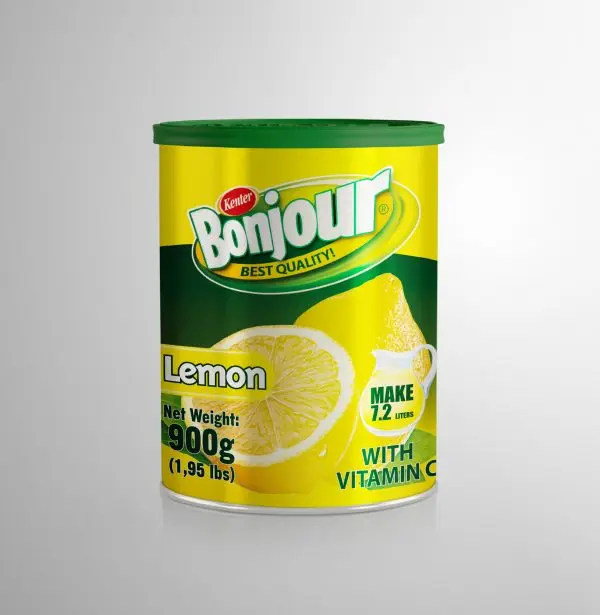 Жёлтый лимонный мгновенный напиток Hello 900 г