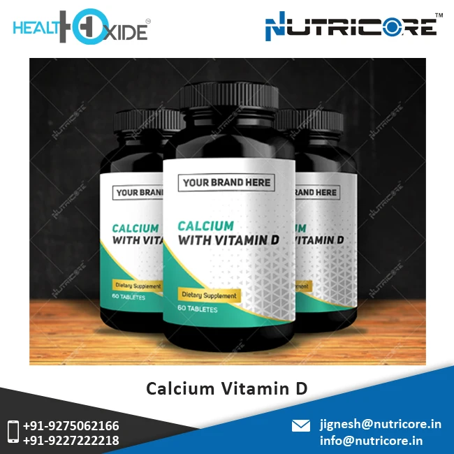 Private Label Best Calcium Vitamin D Tablets Supplier