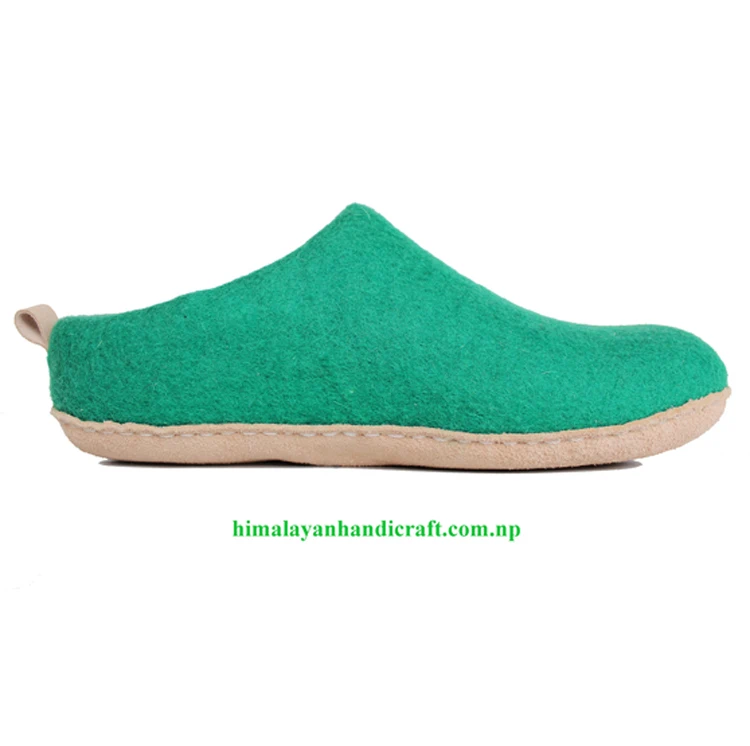 Handmade in Nepal Felt Slipper/Shoes/Boot
