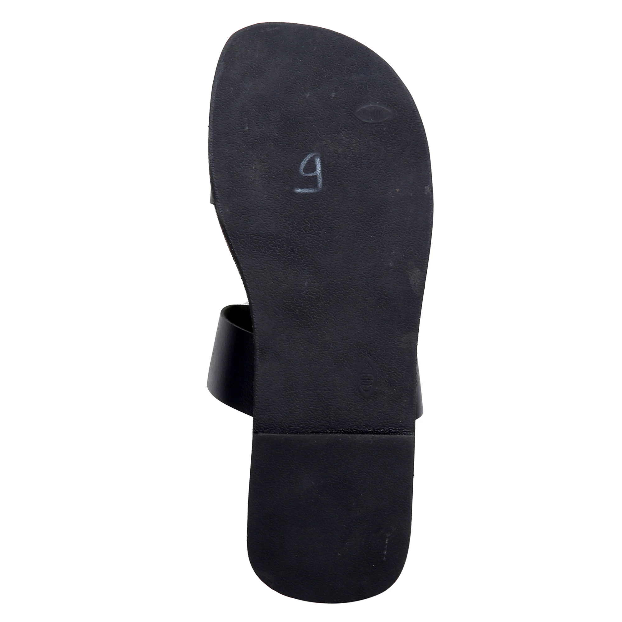 Real Leather Footwear Men Flat Flip Flop Beach Wholesale Real Leather Slipper