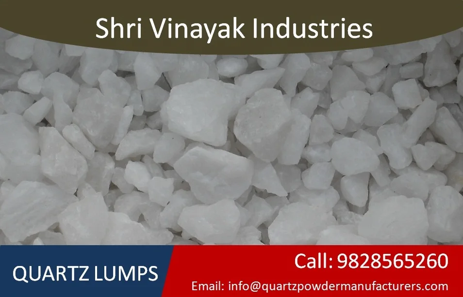 Optimum Quality High Effectiveness Quartz Lumps For Various Industries Uses