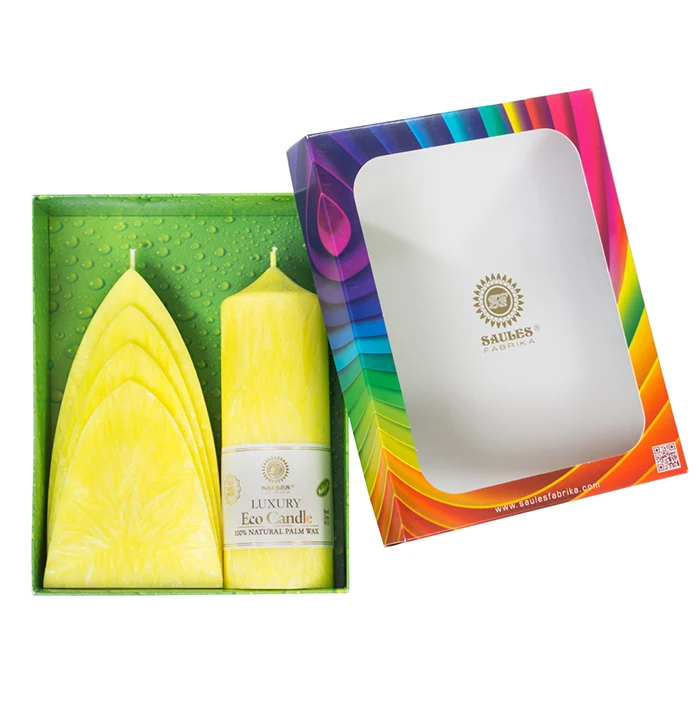 2018 New Elegant Candle Gift Set for Women Birthday Christmas Best Present 100% Handmade Eco Candles