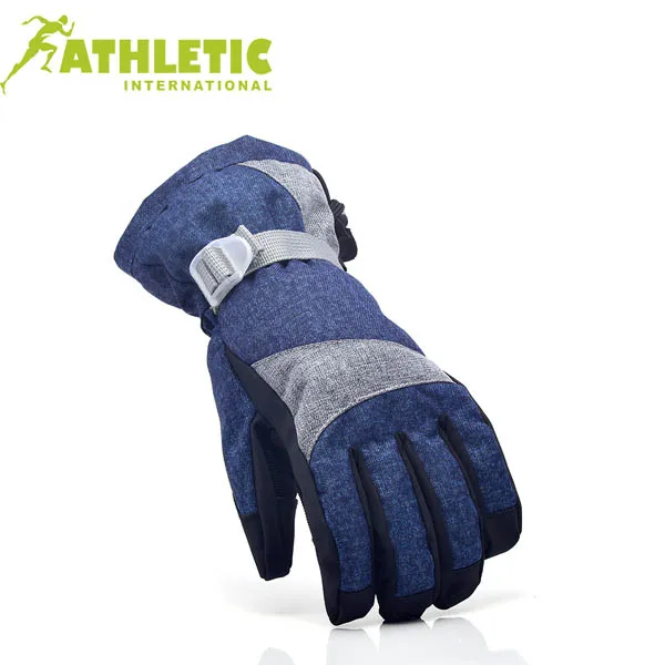 Motorbike Waterproof Winter Ski Custom Sports Riding Skiing Gloves Snowboarding Thermal Warm 3m Thinsulate Gloves Mens