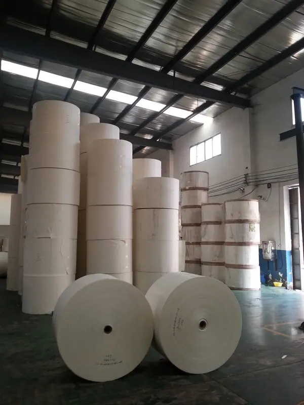 High Quality MG kraft paper jumbo roll virgin wood pulp high strength paper reels Brown Virgin Kraft Paper Roll