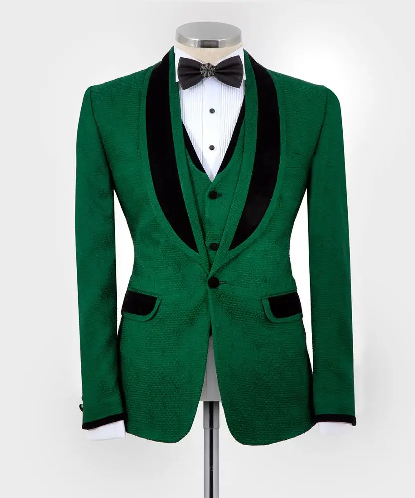 
3 Pieces Green Tuxedo 