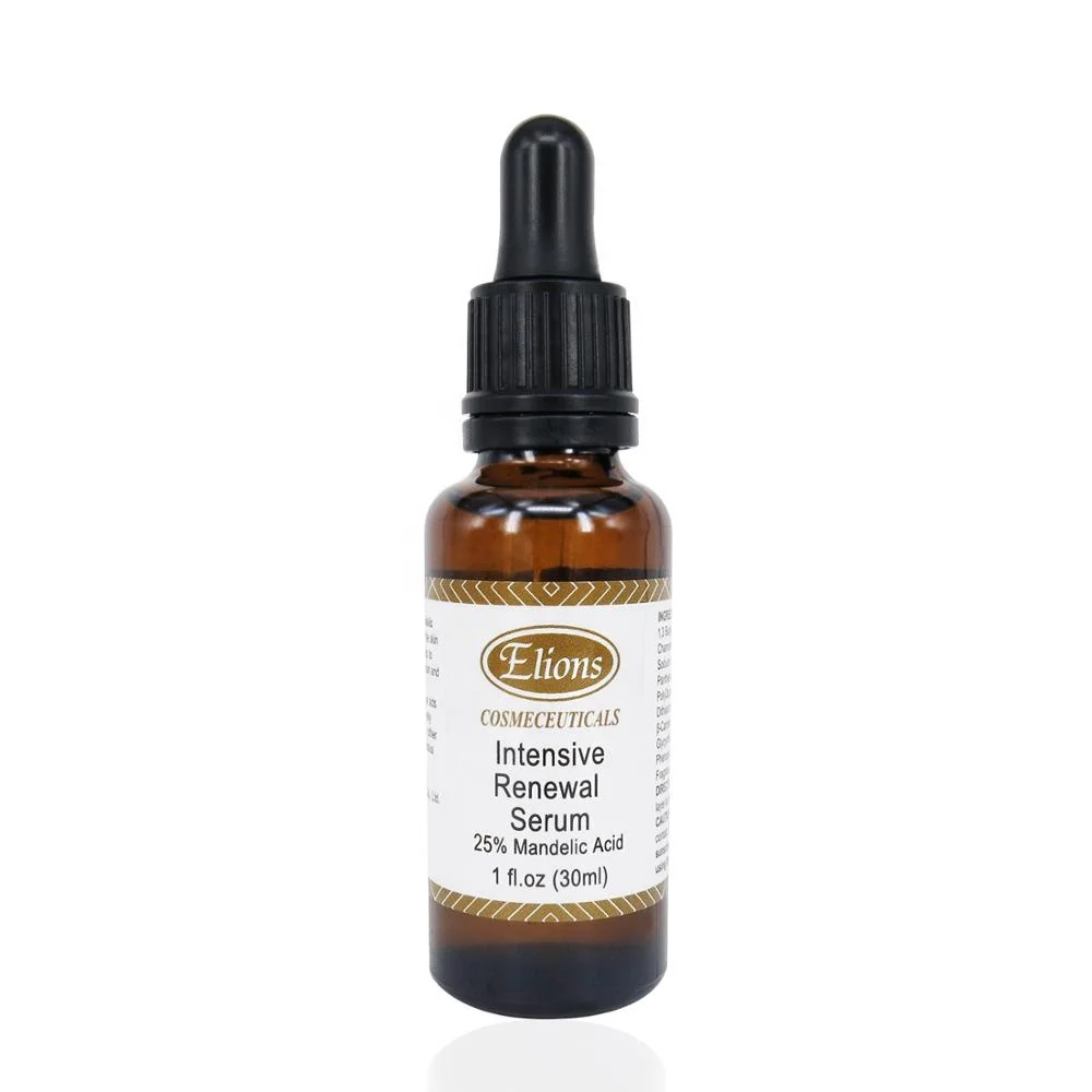Face Acne Blackheads Removal A.H.A 25% Mande Acid Niacinamide Skin Whitening and Brightening Skin Intensive Renewal Solution