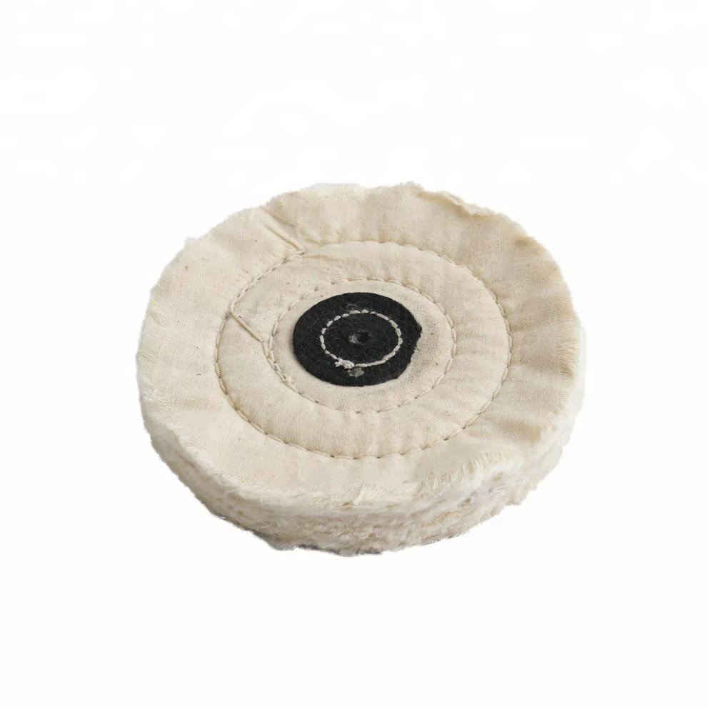 High Quality round Cotton Buffing Wheels for Polishing Durable Fiber Material with Cloth Backing