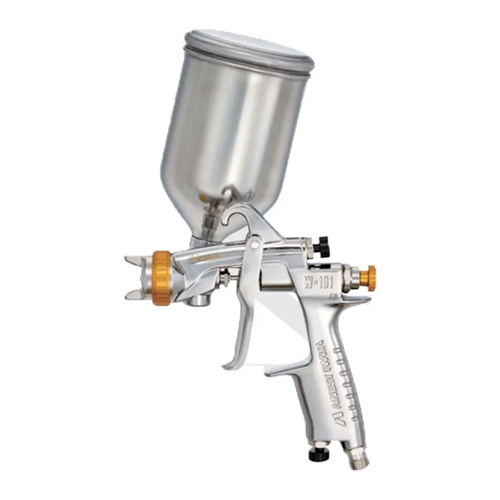Anest iwata w 101 to spray at line painting for high atomization