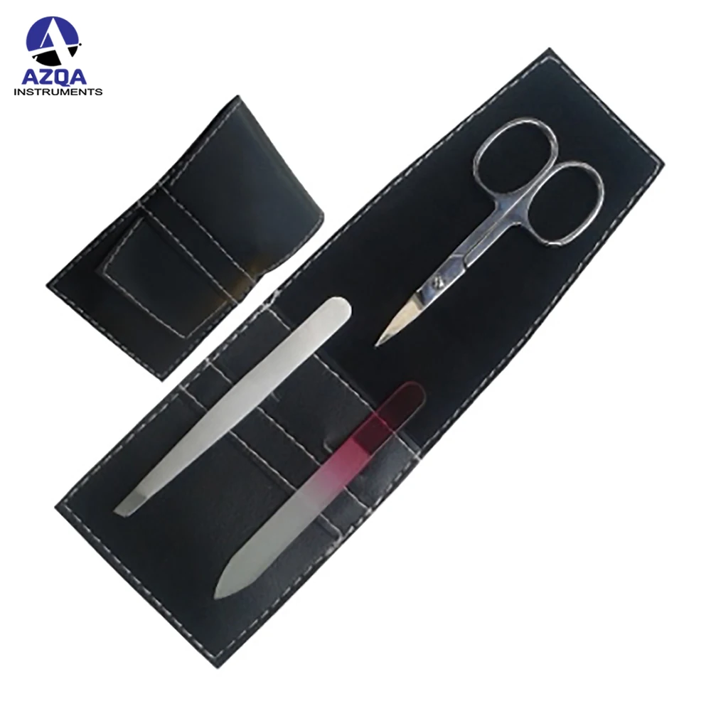 Body piercing Forceps kit 14 PCS Pedicure / Manicure Set Nail Clippers Cleaner Cuticle Grooming Kit Case