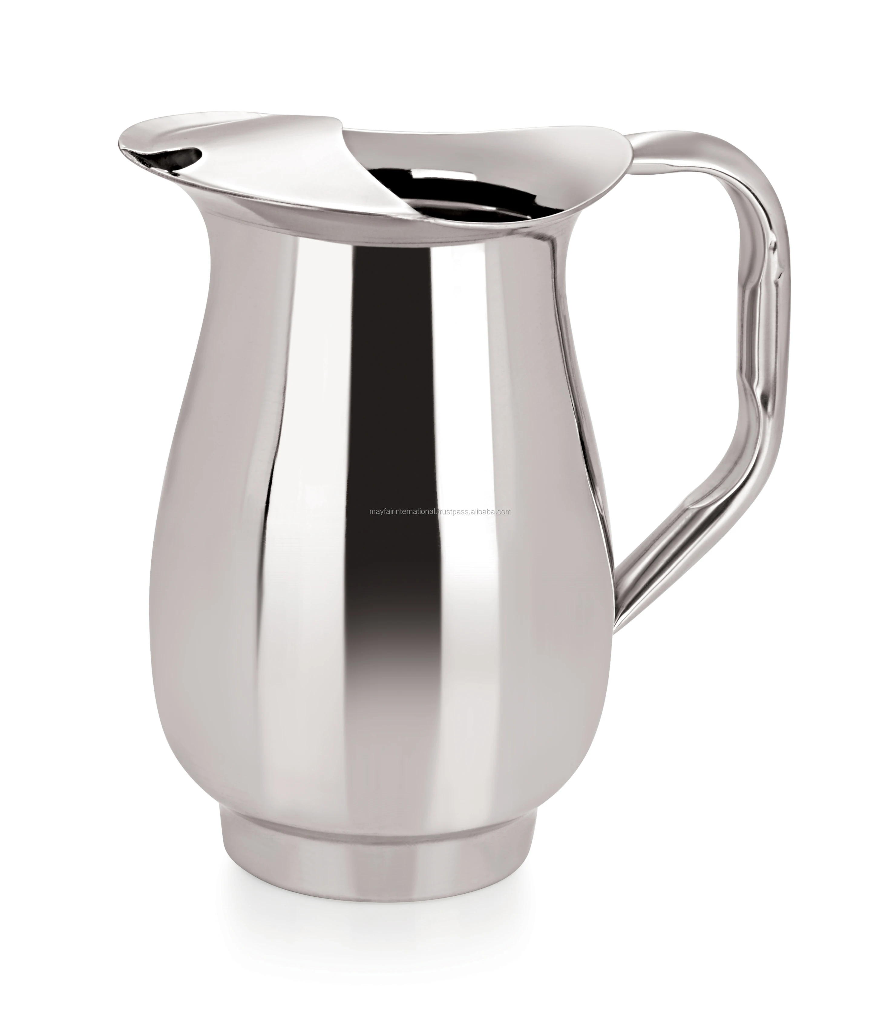 Hot Selling Wholesale Cheap Price Stainless Steel Bell Round Shape Water Juice Milk Beverages Serving Pitcher Jug