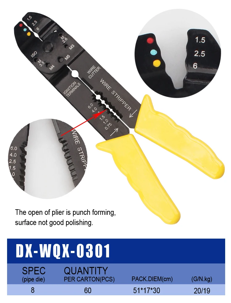 Wire Stripper And Cutter Hand Tool Nippers,Wire Stripping Pliers,Crimping Pliers