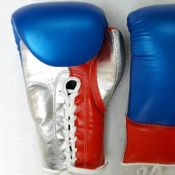 Professional Mexican Style Boxing Gloves, Metallic Color Mexican Style Boxing Glove