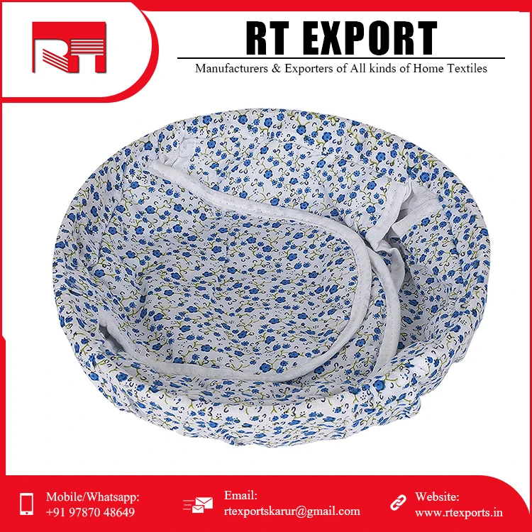 Горячая распродажа лучшее качество Подгонянная Форма экологически чистая хлопковая корзина для хлеба по разумной цене