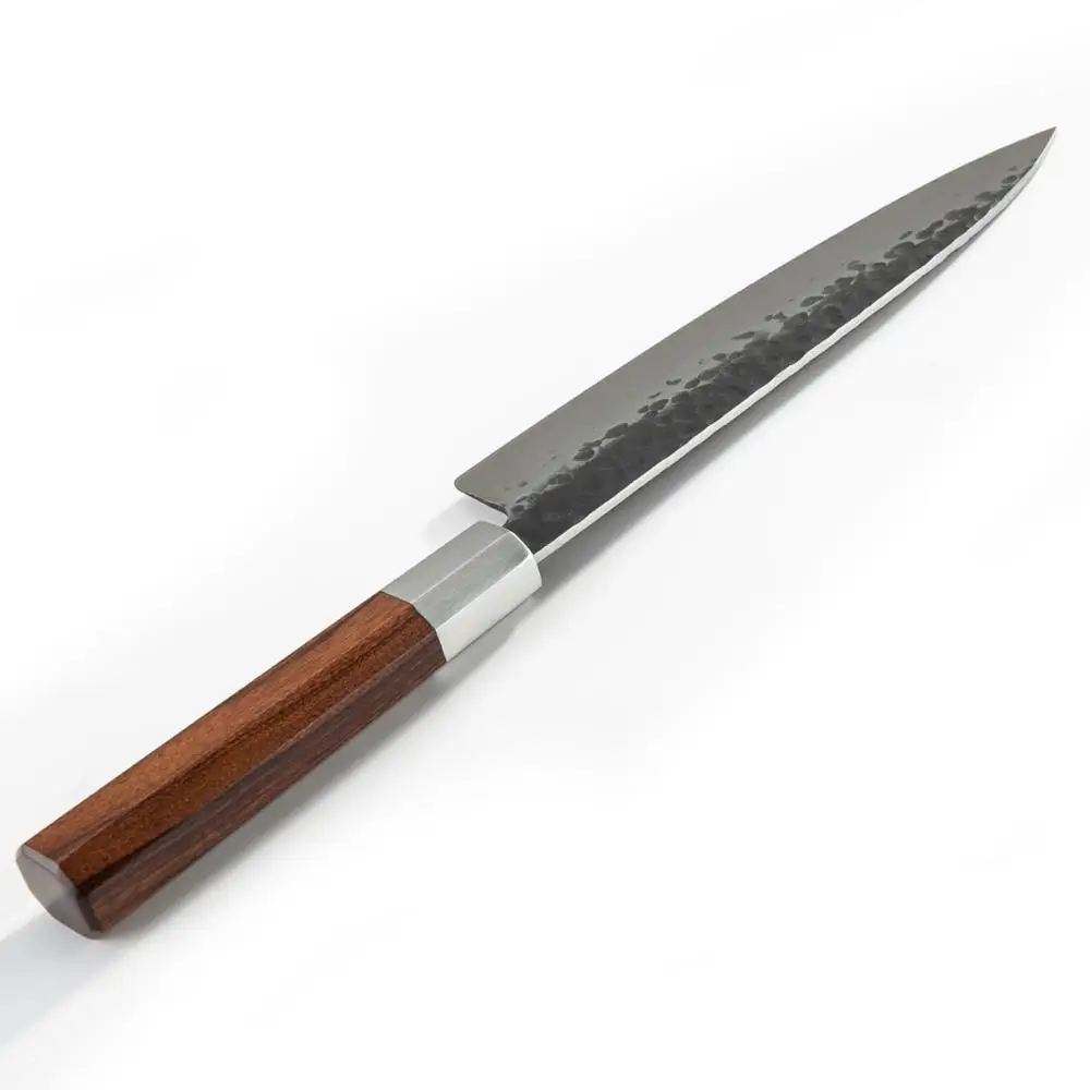 Handmade Chef Knife Japanese Kitchen Knives High carbon Steel Gyuto PRO Slicing Cooking Tools African Wood Handle Gift Box