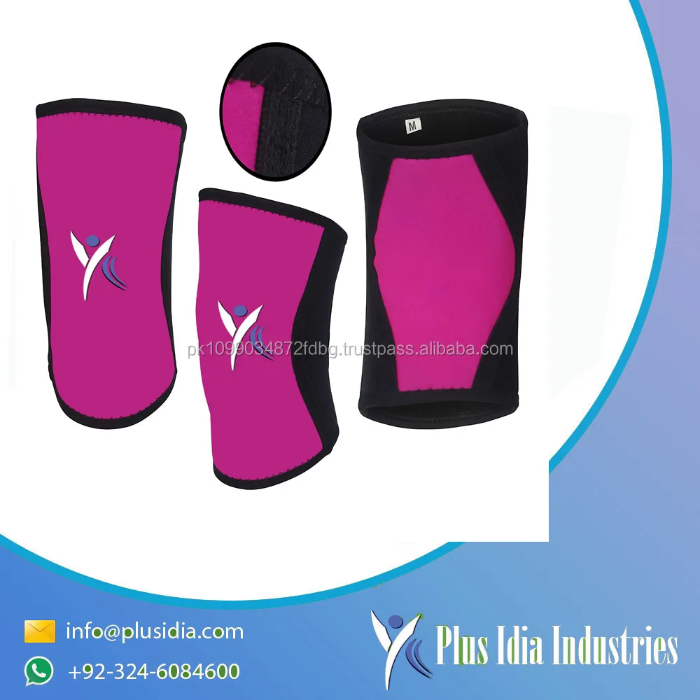 Top quality customized design Anti-slip 7 mm knee sleeve fitness accessories gym work out knee sleeve