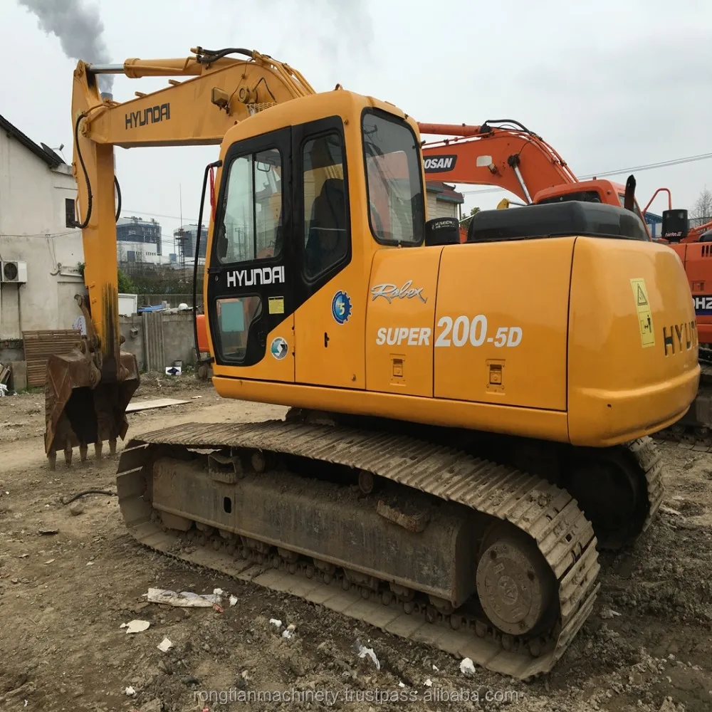used Hyundai 200 excavator, Hyundai super 200-5D excavator, used excavator
