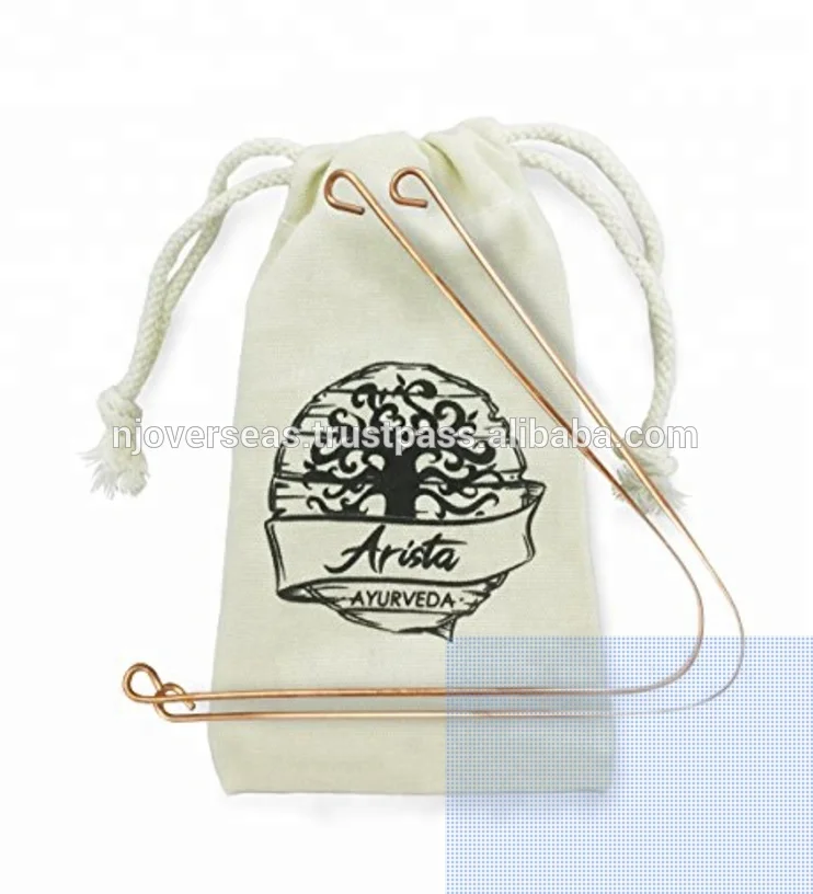 Скребок для языка, состоящий из 100% чистой меди, скребок для языка, медный скребок для языка