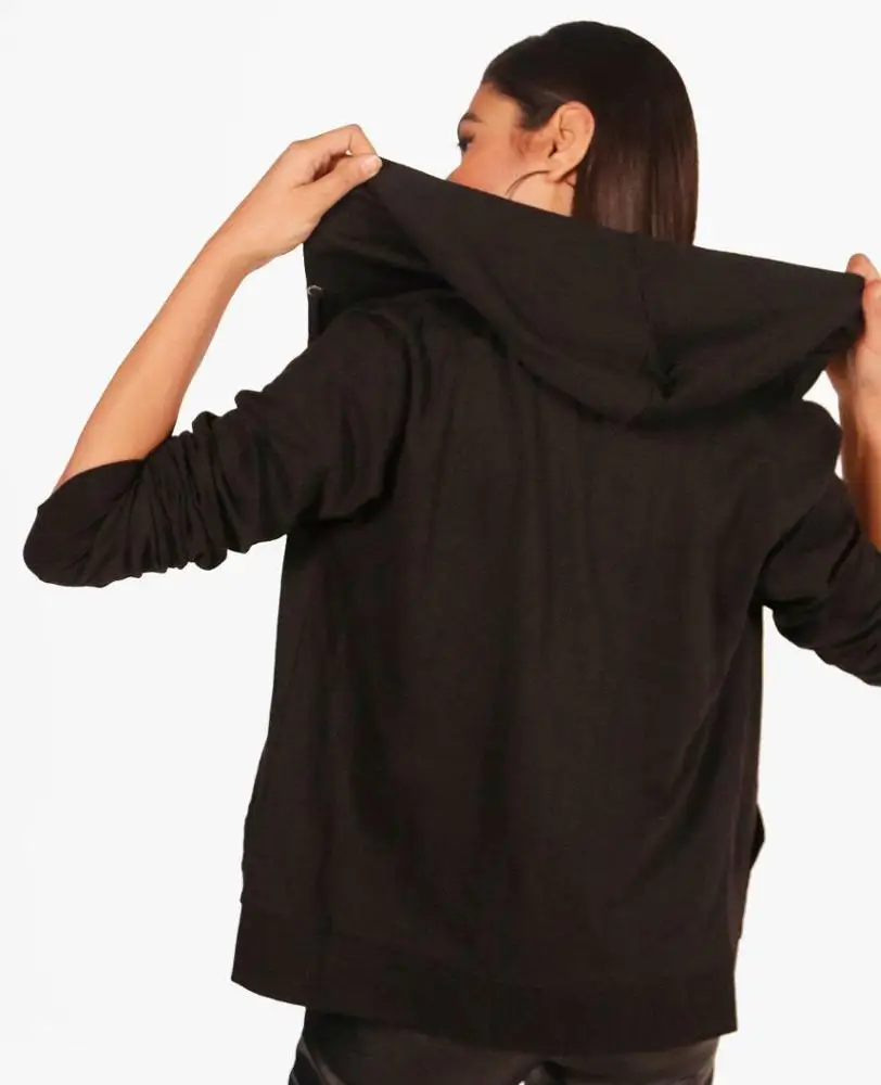 2024 New Stylish cheap customized zipper hoodies, Autumn New Fashion Women Zip up Custom Breathable Cotton Hoodie