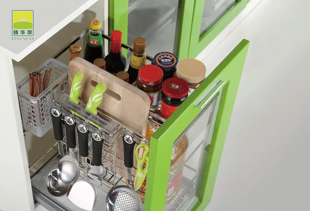 
Hot sale! China wire storage Pull out stainless steel kitchen cabinet drawer 