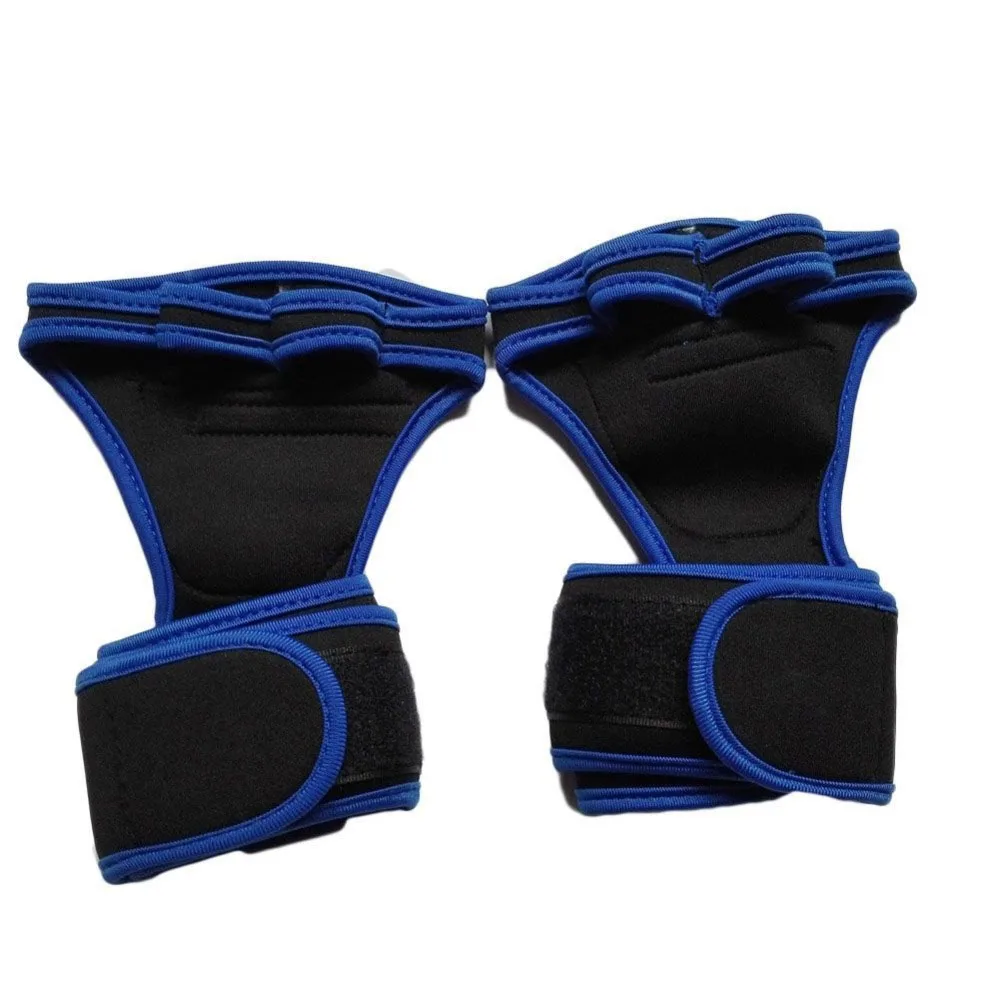  Fitness Sports Weightlifting Gloves Silicone Anti-slip Workout Half Finger Gymnastics Grips Hand Palm