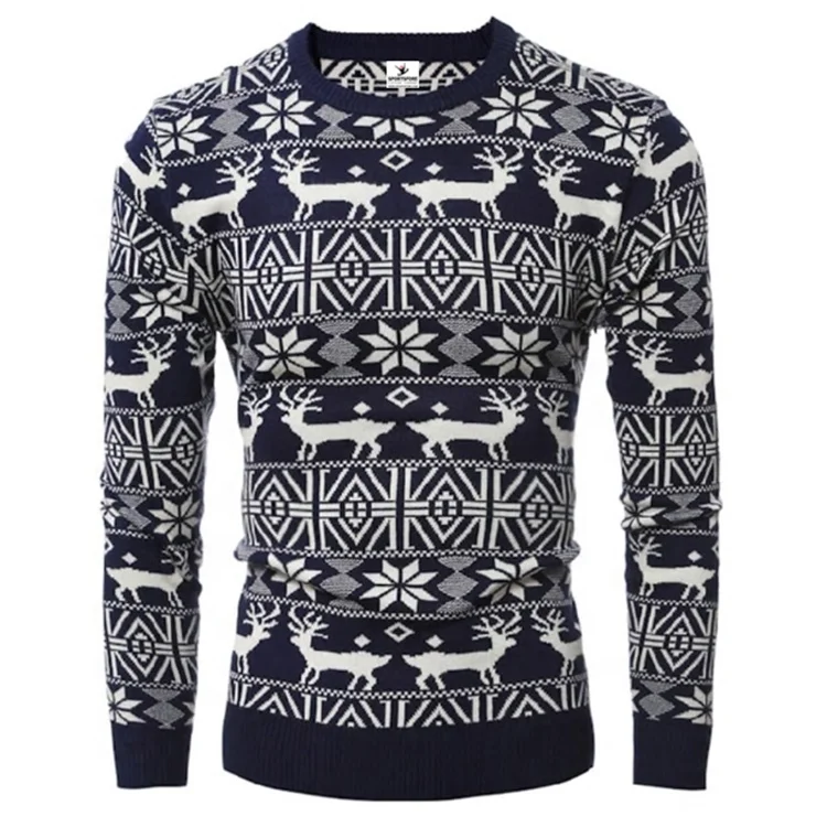 
Winter warm pullover knitted xxxxl christmas jumpers 