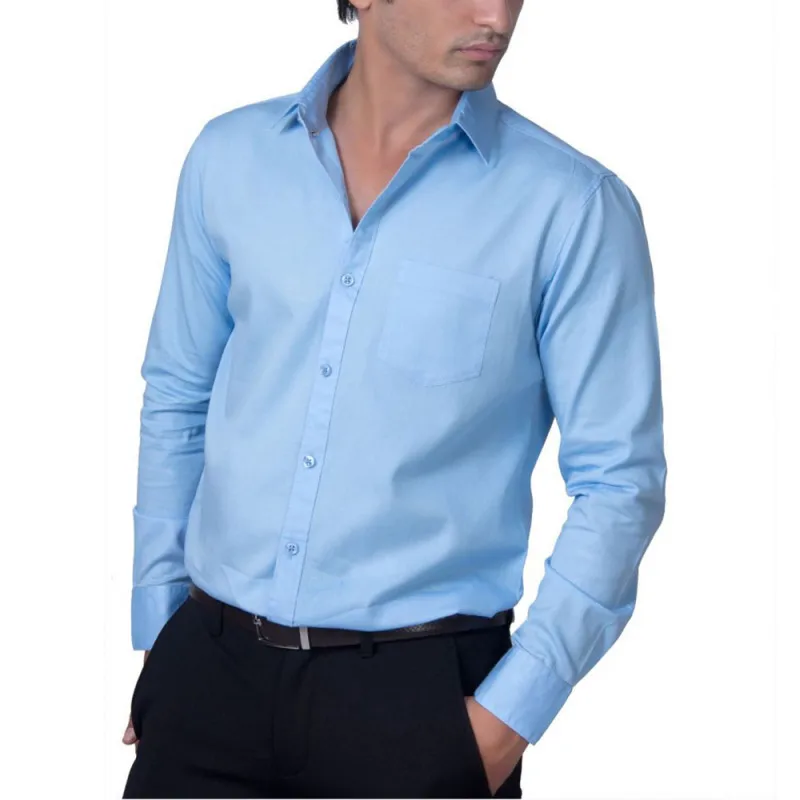 
OEM custom 100% cotton long sleeve classic Men formal dress shirt for business Made in Bangladesh 