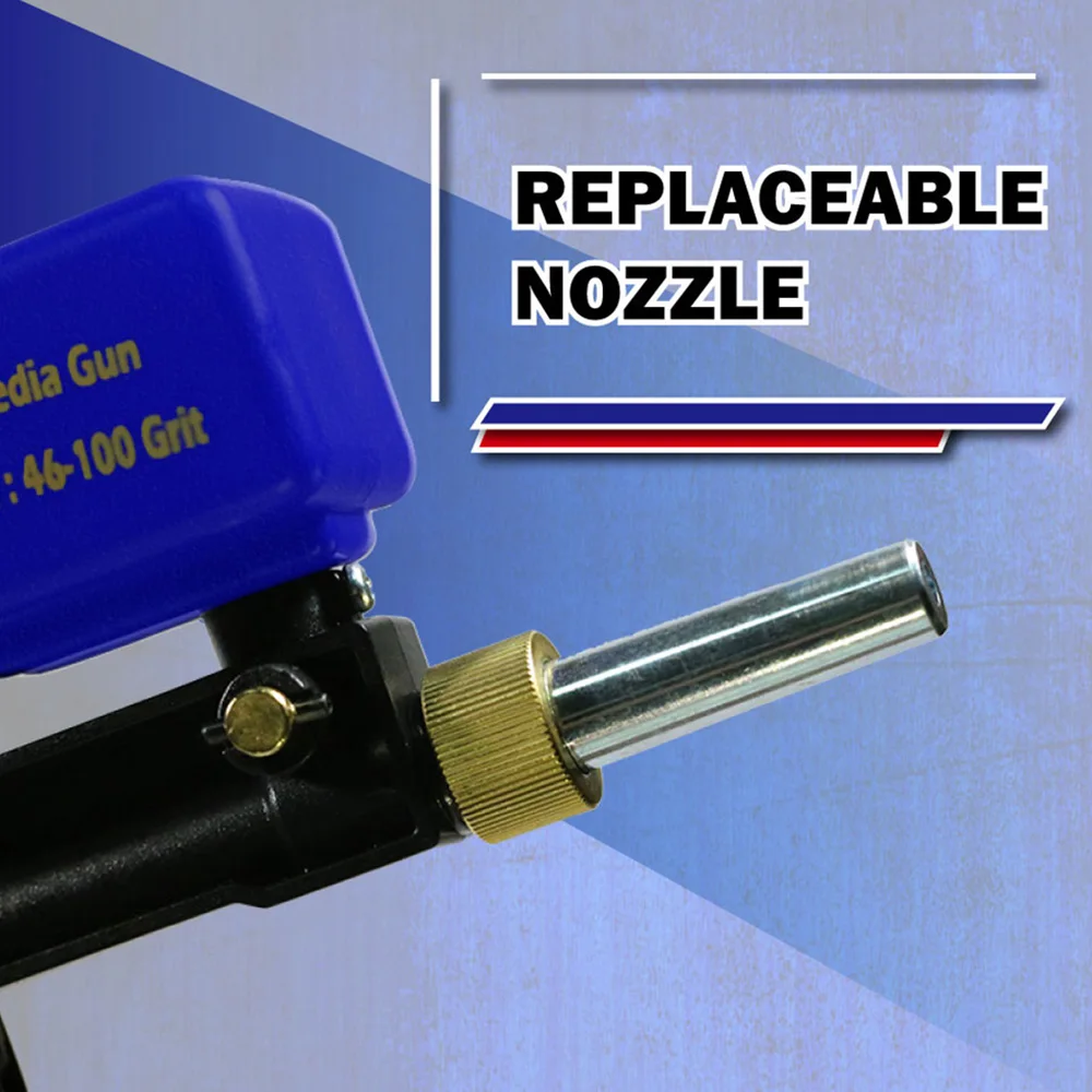 LEMATEC ручной Пескоструйный пистолет Гравитационный питательный с