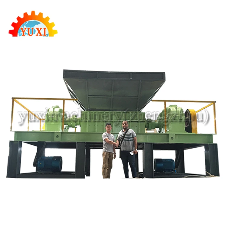 
Double Shaft Aluminum Brass Steel Iron Waste Shredder Equipment Animal Body Shredder Scrap Metal Shredding Machine 