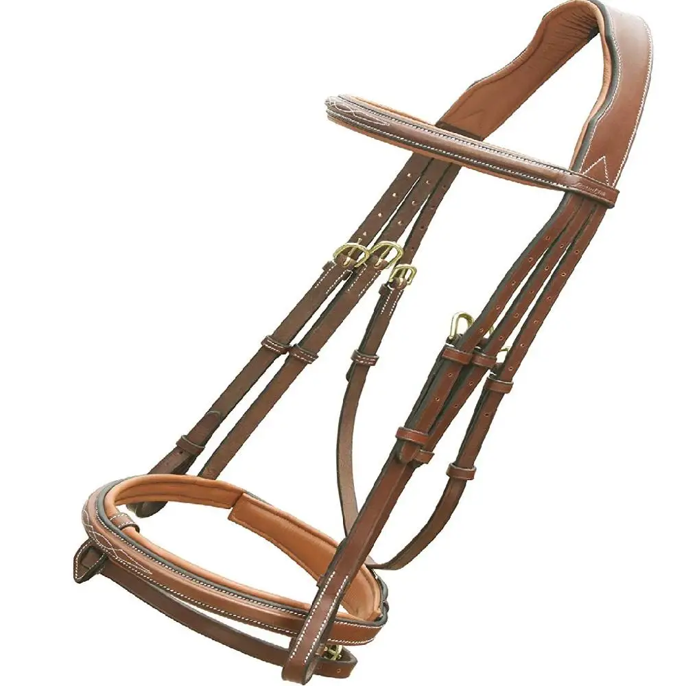 Manaal Enterprises Premium Horse Nylon Bridal For Horses Wholesale Side pull Bitless Bridles Horse Leather Made Of PVC Coated