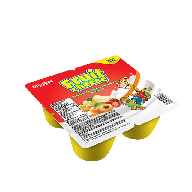  High Quality Delicious Bulk Cream Cheese 55 gram with strawberry and apricot flavor cheese from Vietnam