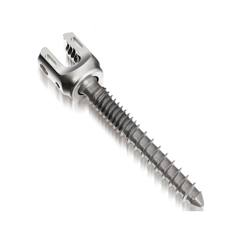 
5.5 mm Posterior Lumbar Pedicle Screw for spine , Colorful Monoaxial Titanium pedicle screw for spine fixation 