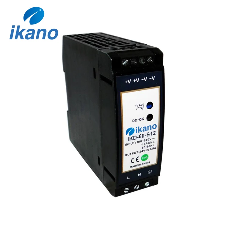 
Industrial single output 60w Din rail power supply 
