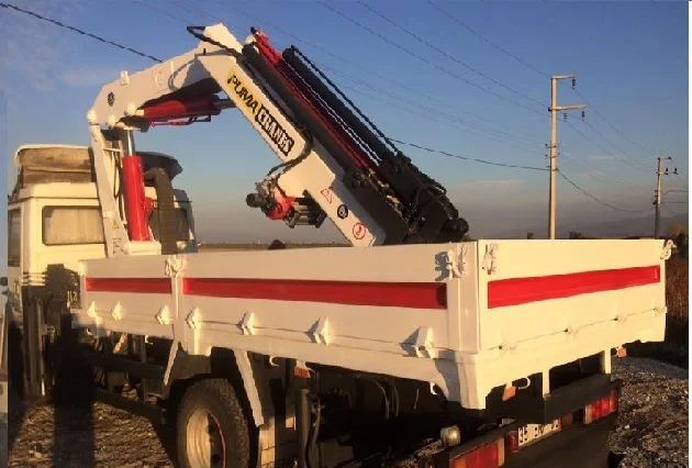 5 ton knuckle boom truck crane