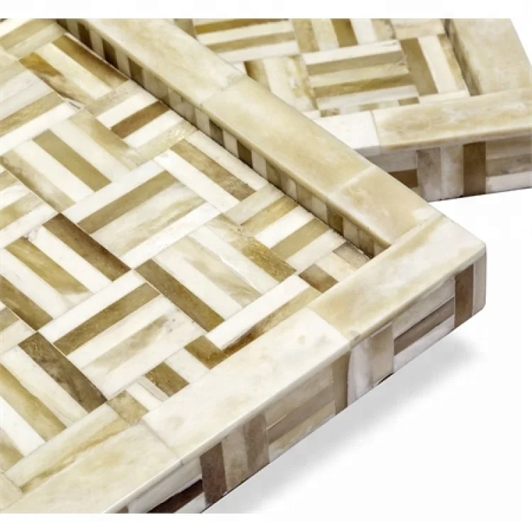 Bone and Horn inlay Trays
