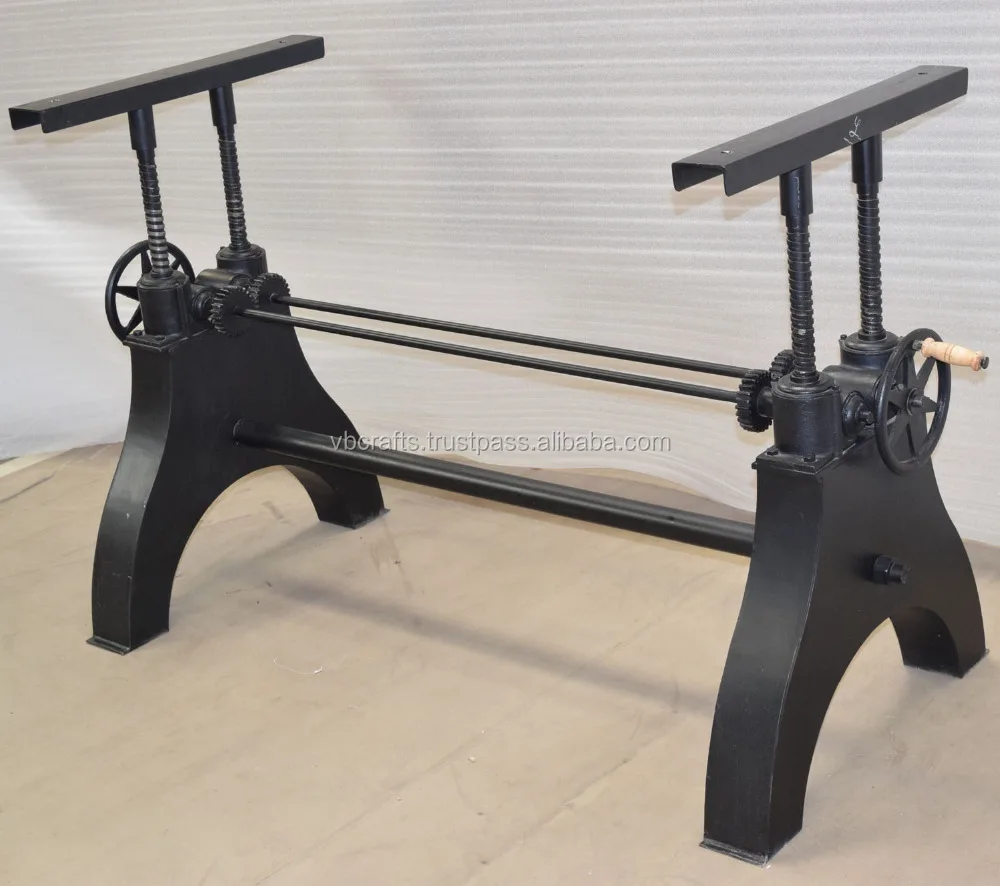 
New Design Metal Industrial Vintage Crank Table Base 
