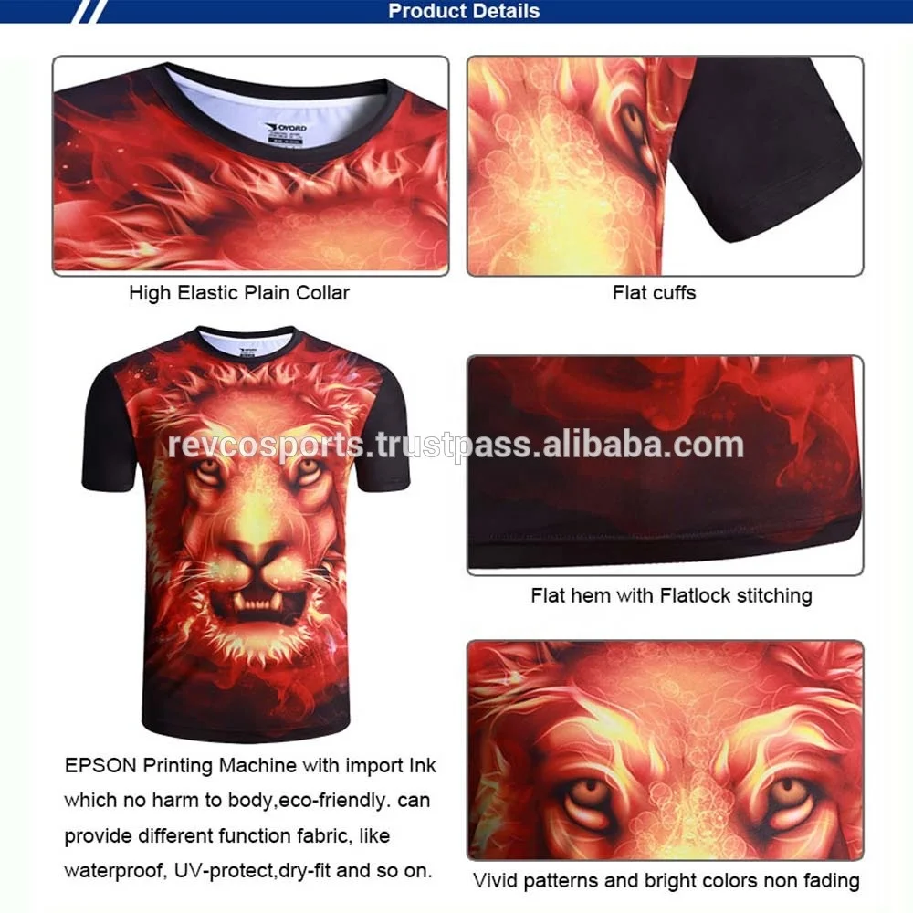 Quick Dry Professional graphic tee shirts men Professional produce Breathable Latest Market Popular 3d print tshirts