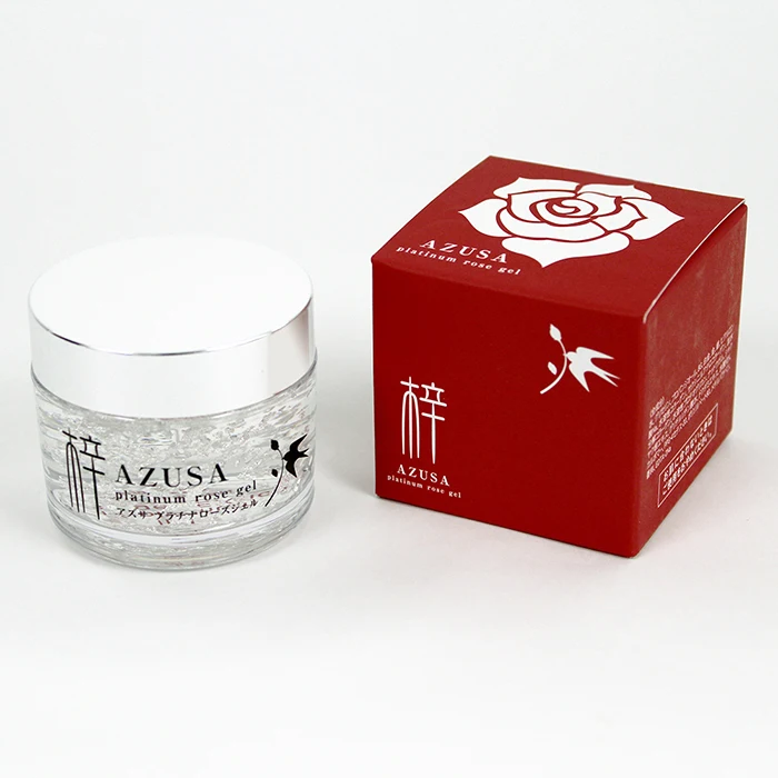 Japanese whitening facial cream with elegant fragrance of rose