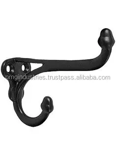 OMG Industries wholesale wall mount hat coat hook decorative iron black coat hook