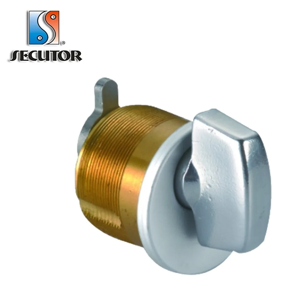 American Standard Black Knob Turn Brass Lock Round Cylinder/mortise lock cylinder with thumb turn