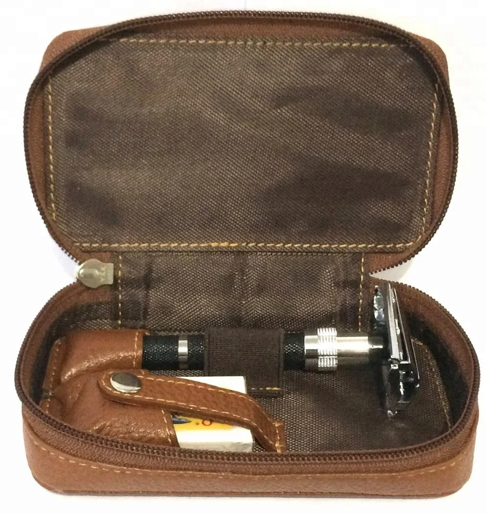 Metal Handle Double Edge Safty Razor (Long Handle) kit