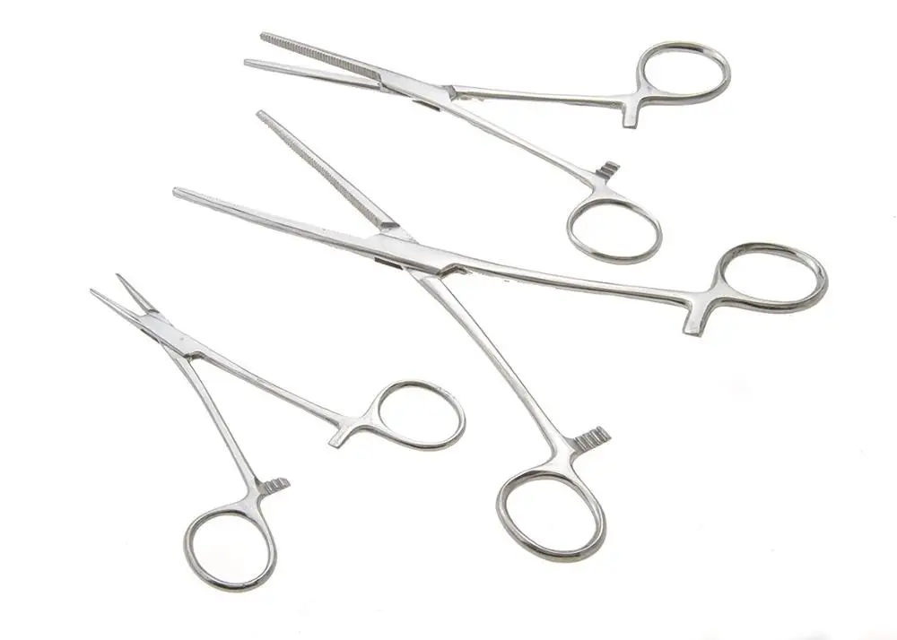 Surgical Forceps Set Mosquito Kelly Crile Peon Forceps Clamps Set Stainless Steel Surgical Instruments
