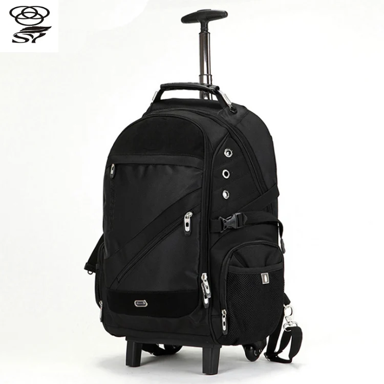 Custom Size Polyester Material Trolley Suitcase Easy Rolling Use