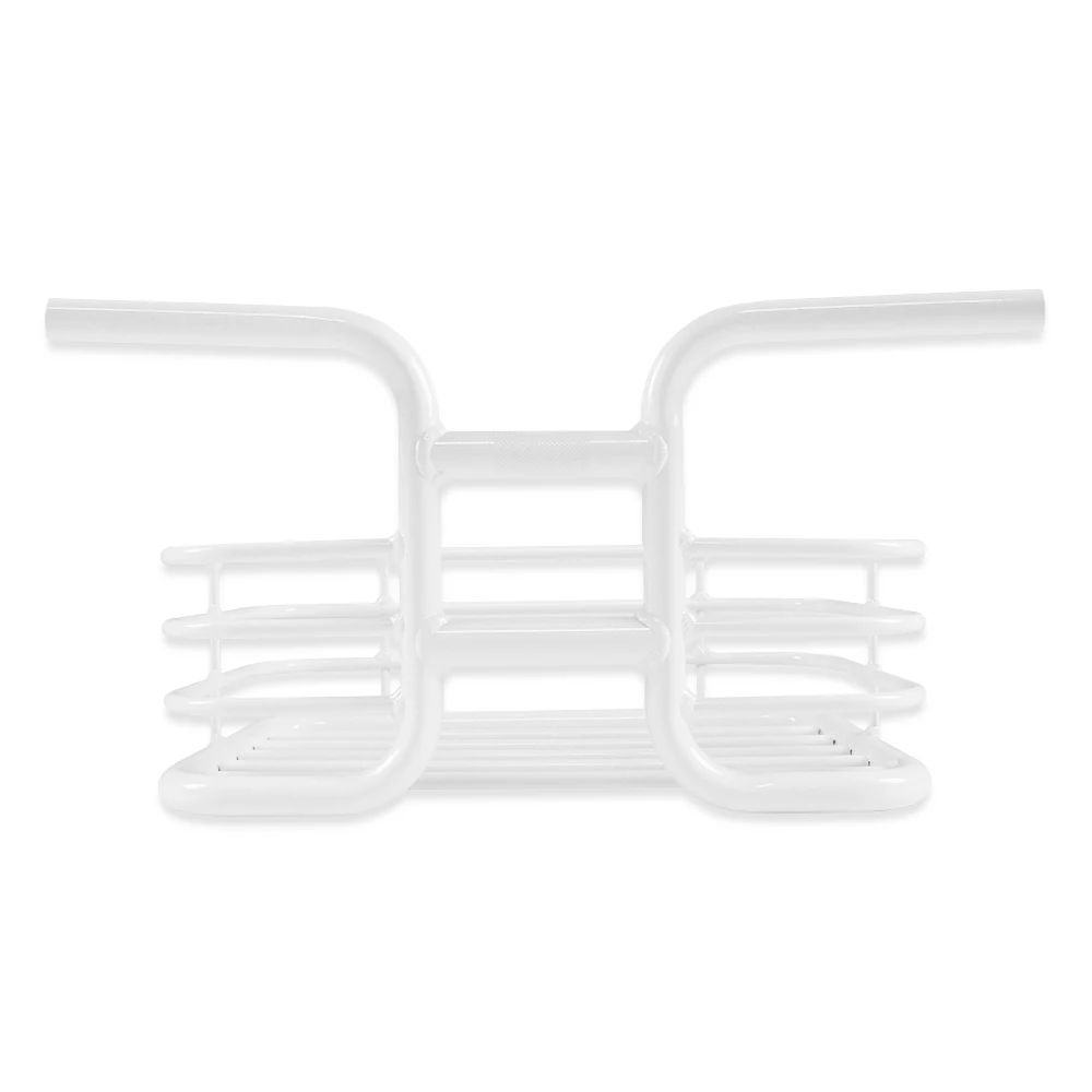 Сплав интеграл руль корзина из городской велосипед/фиксированный зубчатая передача/решетчатая Надставка борта кузова односкоростного велосипеда с патент продукта-L/белый