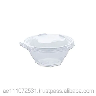 Al Bayader plastic PET Transparent tear & pull Salad fruit bowl Cold To Go bowl from Dubai UAE