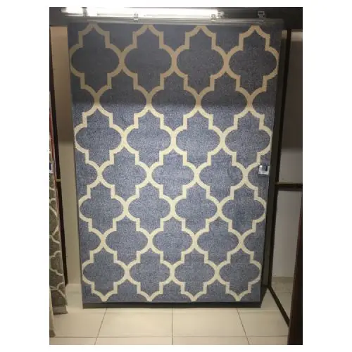 Super Fine Thread Zero Pile Silk Foam Modern Square Pattern for Living Room Home Use for Teens Children High Quality for Cheap