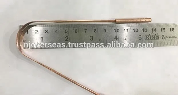 
AYURVEDIC Tongue Scraper Made up of 100% Pure Copper with solid handles <strong><span style=