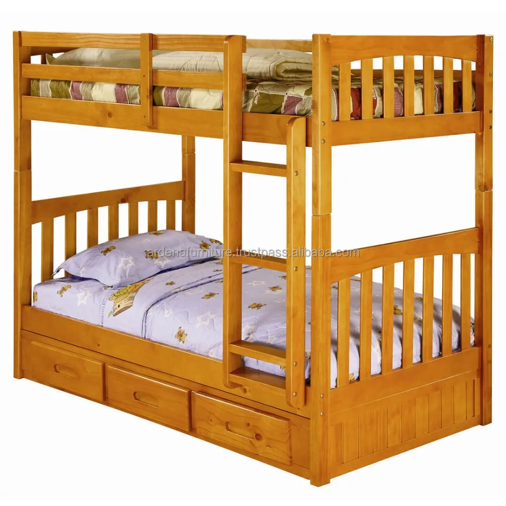 Cheap Princess bed with solid oak for child bed room furniture