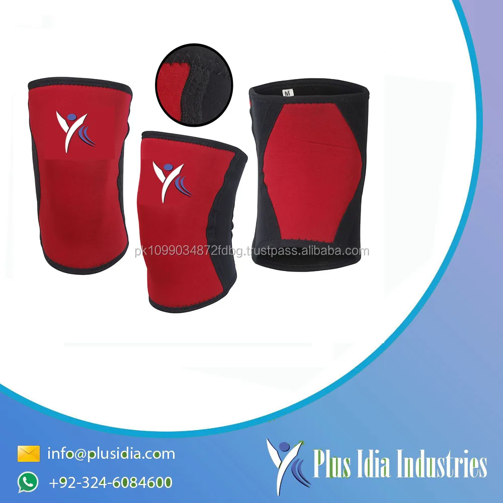 Top quality customized design Anti-slip 7 mm knee sleeve fitness accessories gym work out knee sleeve