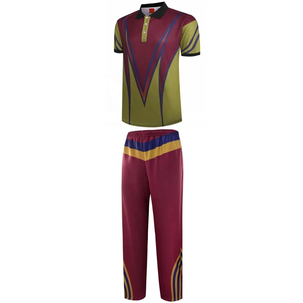 Sublimated Printing Mens New Design Sportswear Cricket Uniforms